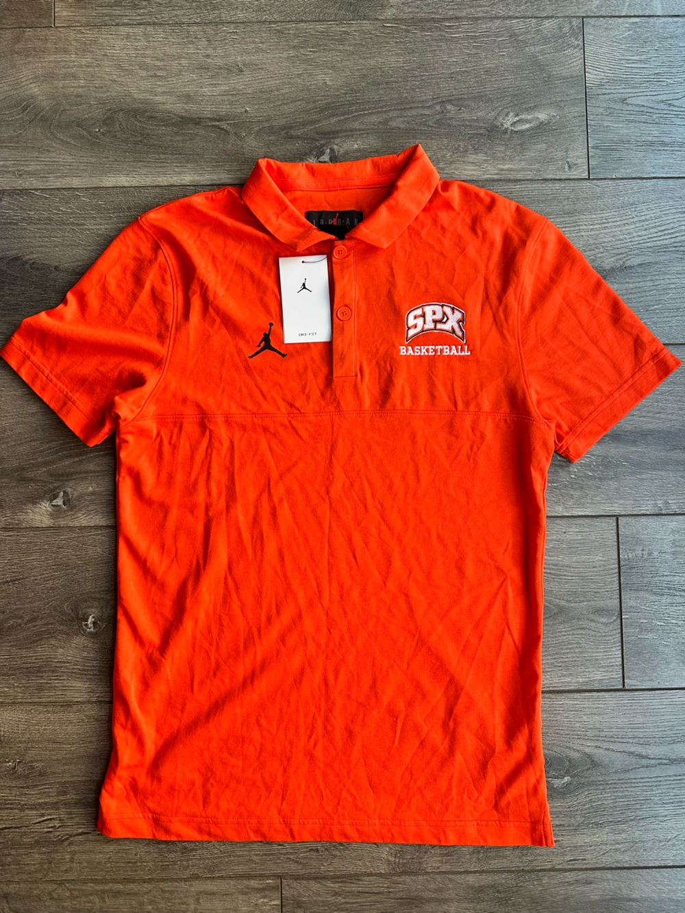 Jordan Men's Bright Orange SPX Basketball Polo
